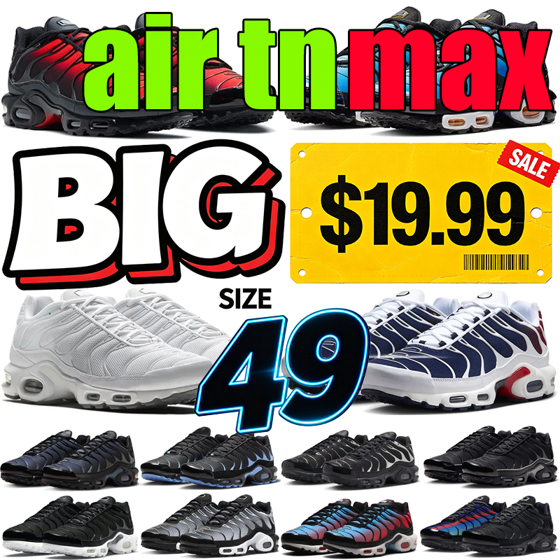 Designer maxtn Men Running Shoes black Trainers tn plus white triple Hyper Blue pink Outdoor Sneakers sports Daily Outfit Outdoor Recreation big siz