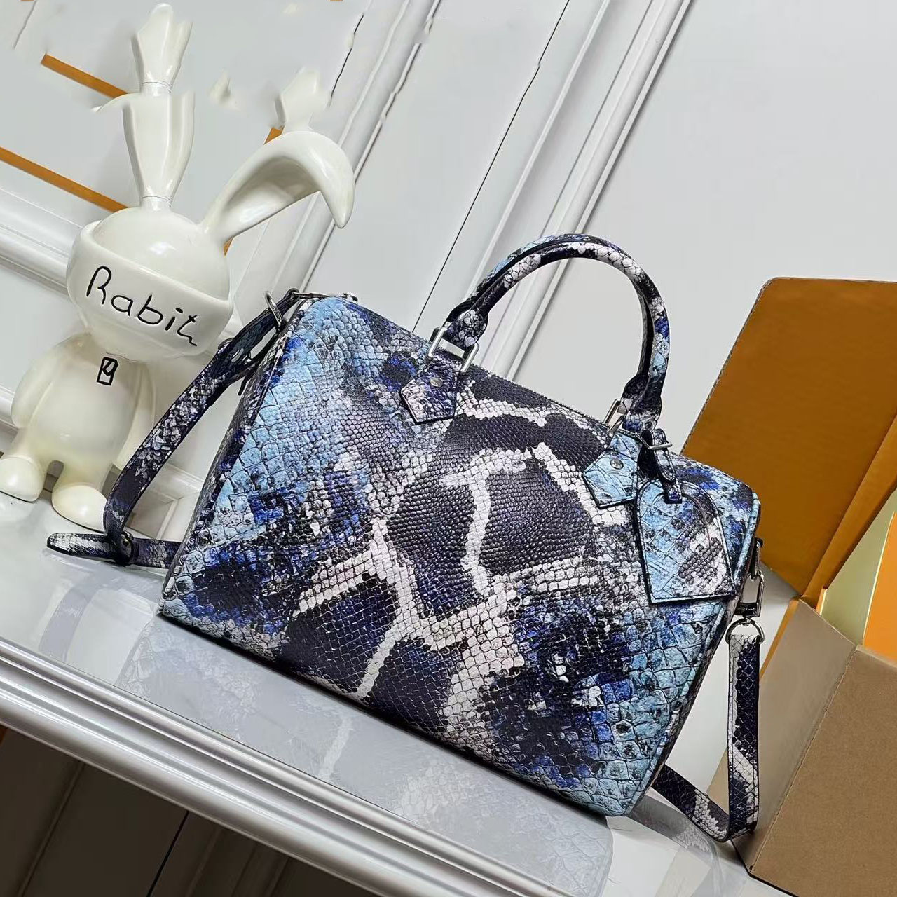 High quality soft leather printed Boston bag 2026 new design women's bag premium texture multifunctional fashion single shoulder crossbody bag