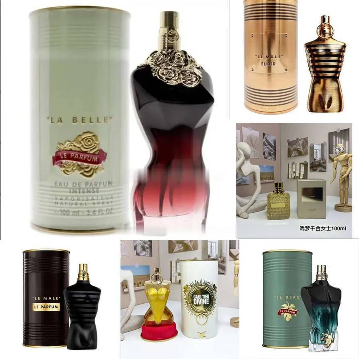 Perfume Designer Men Parfums Le Beau Divine EAU DE Parfum Women eau de Fragrance Long Lasting Smell Unisex P Cologne Spray Fast Shipping
