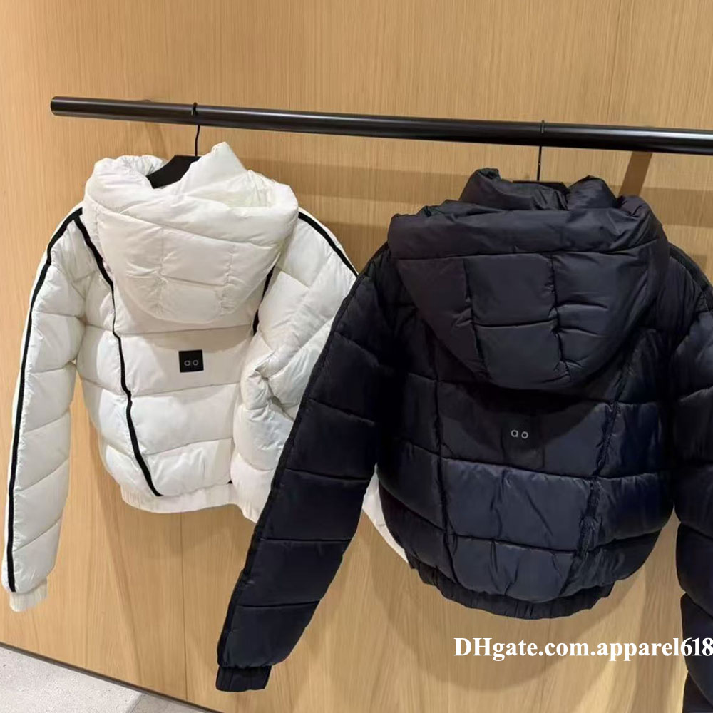 winter jacket women designer clothes short windbreak puffer coat elegant fall winter cotton padded thick loose warm Overcoat cropped hooded outdoor