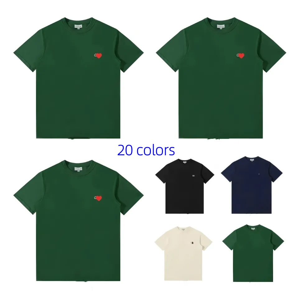 FR Designer Animal Logo Adult Men's T-shirt Young Silver T Breathable Cotton 230g Short Sleeve DarkGreen Tee Juniors Teenager Boys Casual Loose