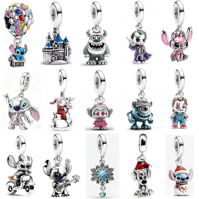 2026 Newest Cartoon Character Dangle Charm Beads Large Hole Pendant For Snake Chain Bracelet Anime Figure Enamel Dangle Charms DIY Jewelry Making Ac