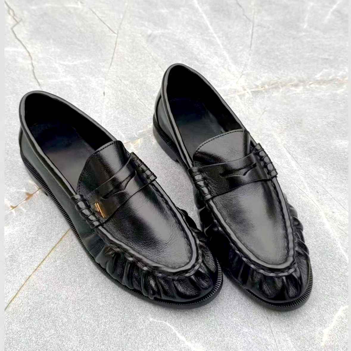 brand dress shoes loafers Outdoor slip ons Suede sandal Spring sneaker Summer moccasin women black white casual shoe Designer Leather Soft slipper l