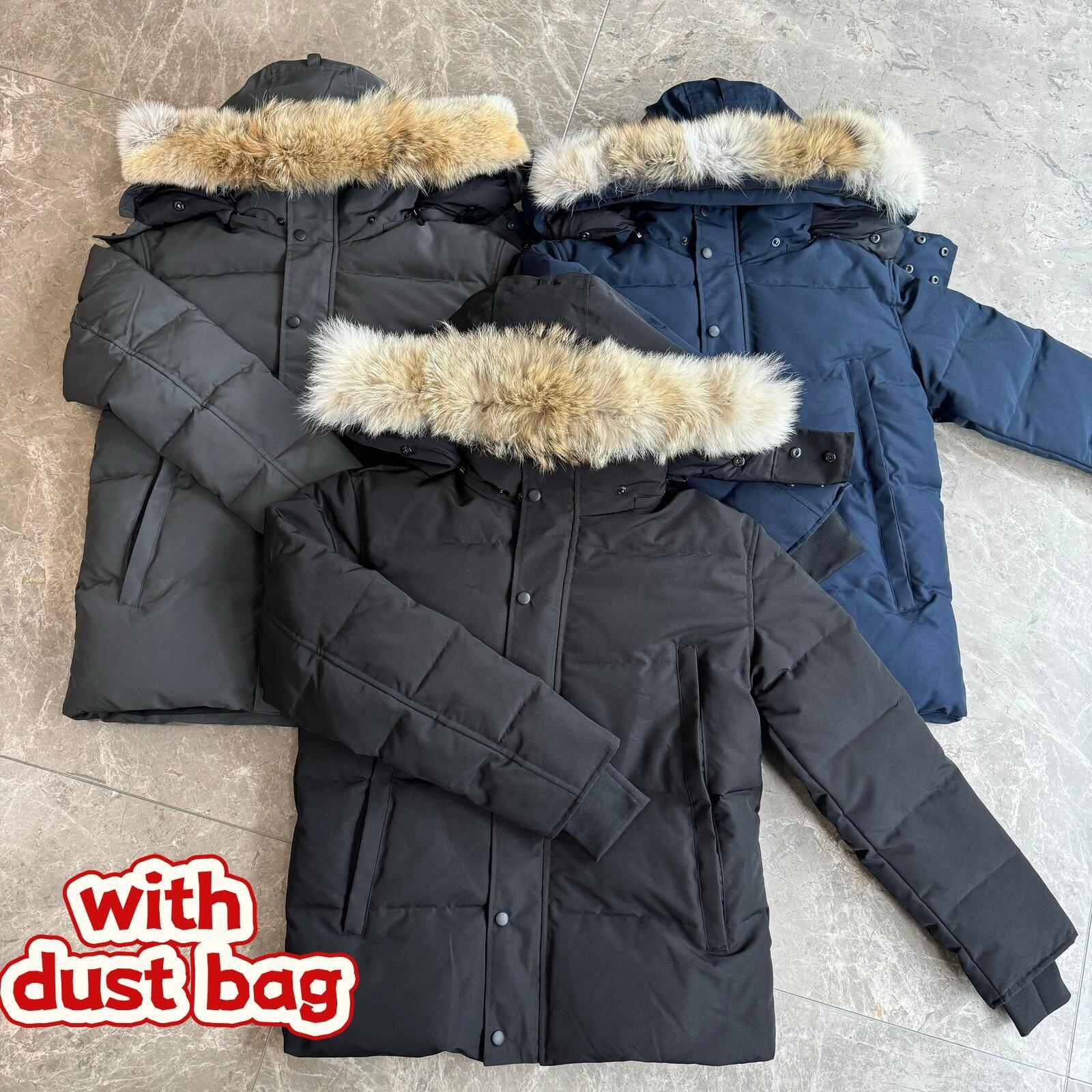 Doudoune Puffer Jacket Designer Wyndham Men Winter Warm Windproof Luxury Women Down Jacket Fashion Hoody Coats XS-3XL