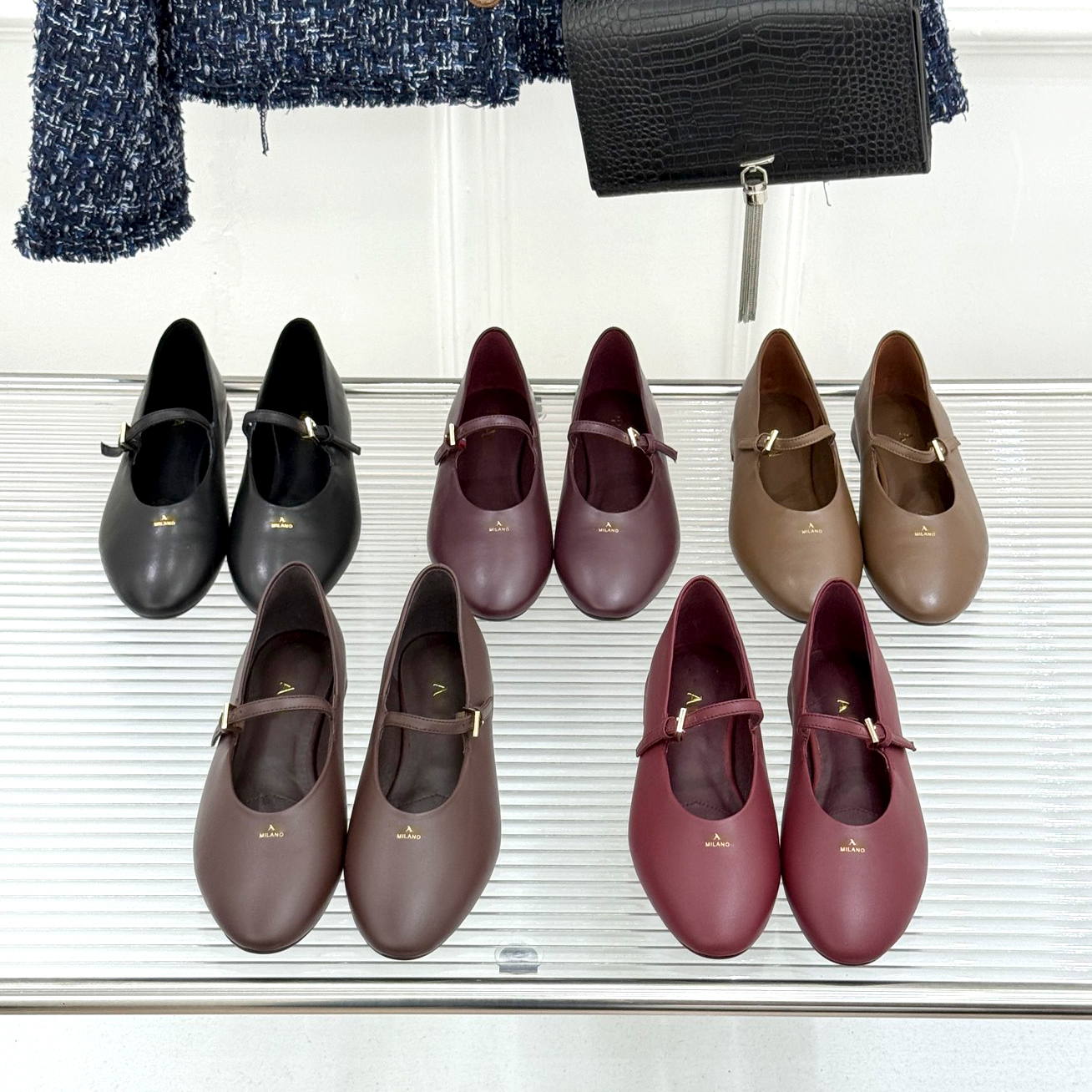 Outdoor loafer Wool Ballet flat shoe Vacation dress shoe hasp Metal logo espadrilles Women Genuine Leather slip ons Teddy Furry casual luxurys Fur D