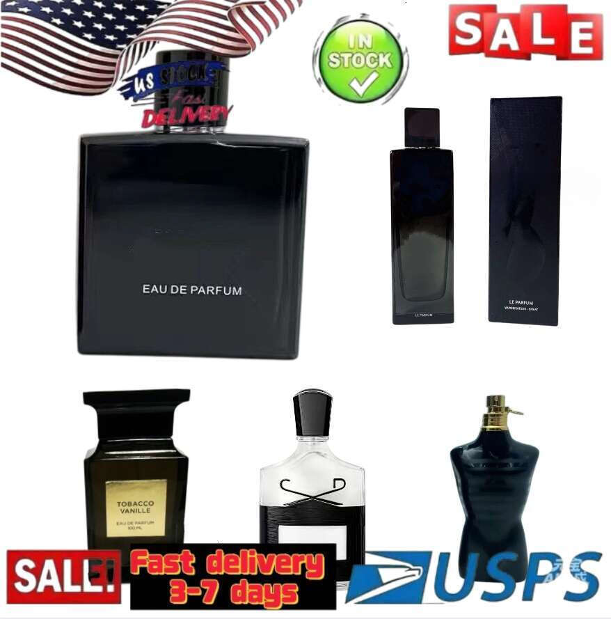 US stock 2-7 days cologne perfume women cologne for men perfumes fragrances for women100ml High-quality parfum Fragrance Man Women Spray Long Lastin