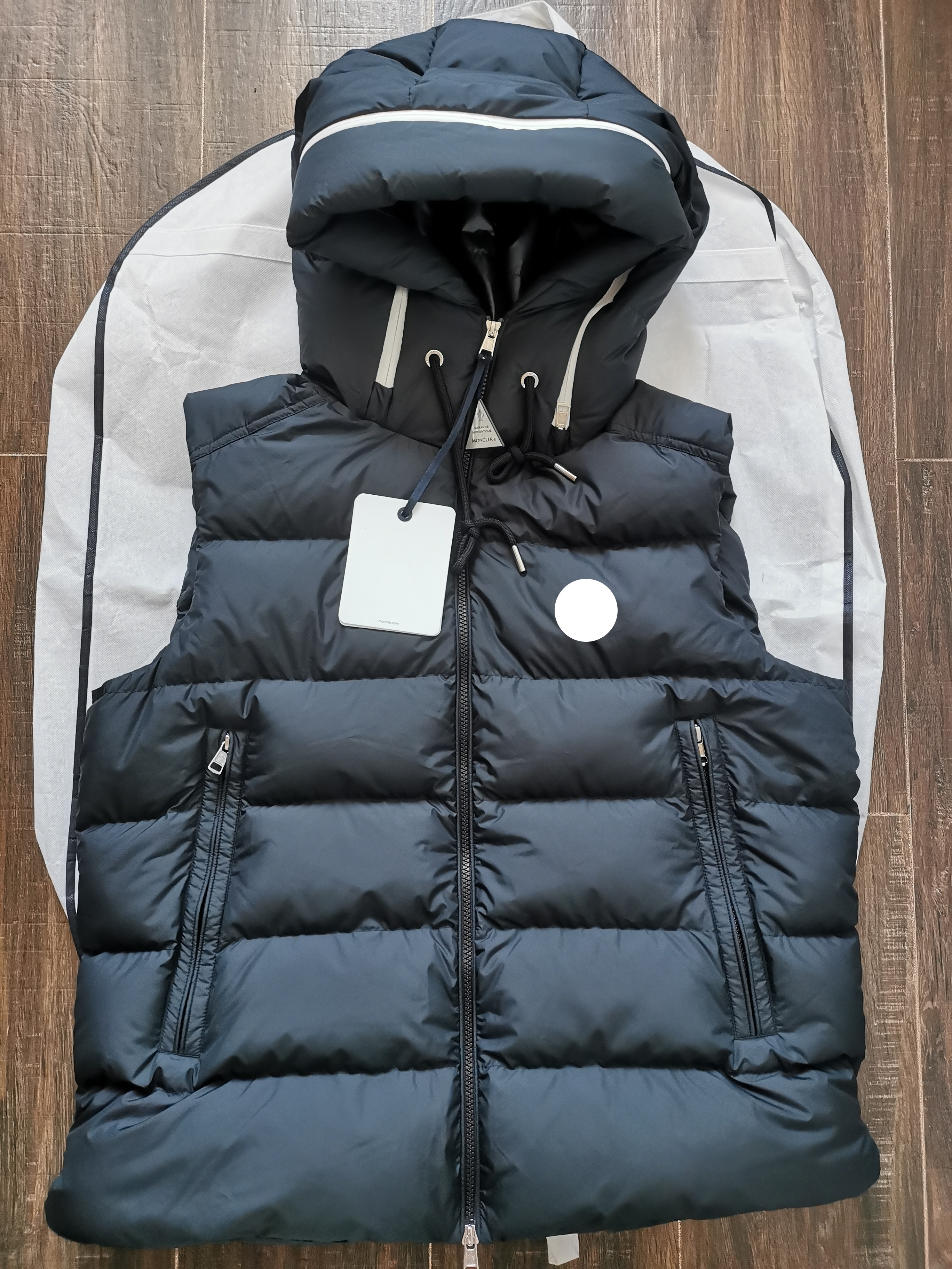 26ss NFC Multiple options Lightweight Mens downjackets Stand Collar men gilet Chest Badge men down vest Autumn Winter gilets mens puffer jacket s