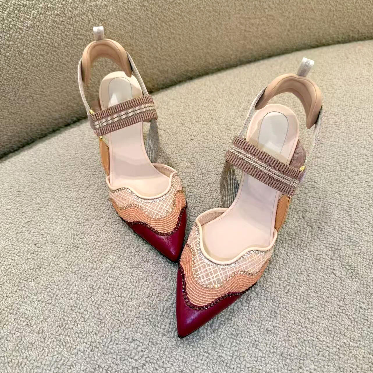 Top quality dress shoes luxurys sandal 10a Soft Designer Sexy mary jane High heeled shoe Fashion kitten heel lady Genuine Leather sandale Outdoor Da