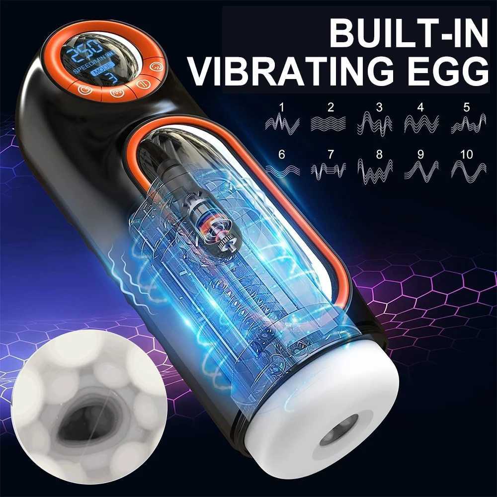Field Luxurious Automatic Male Telesic Sucking Vibrating Male Masturbator Vacuum Vagina Masturbation Adults s for Men M261017