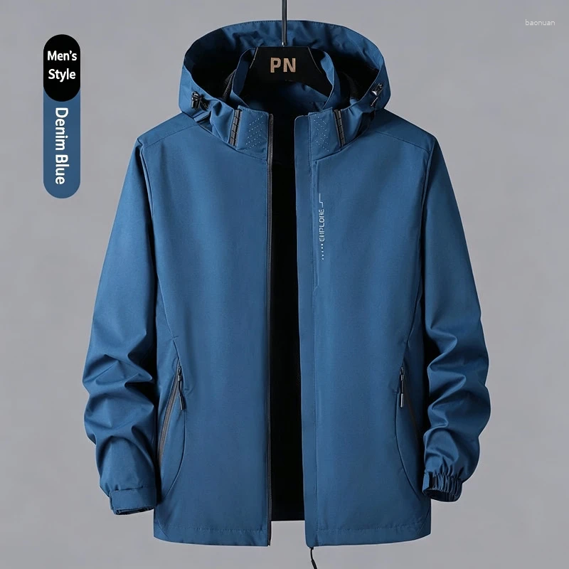 Men's Jackets Outdoor Hiking Raincoat Windproof And Waterproof Jacket Cycling Lightweight Couple Hoodie Spring Autumn Styles d9