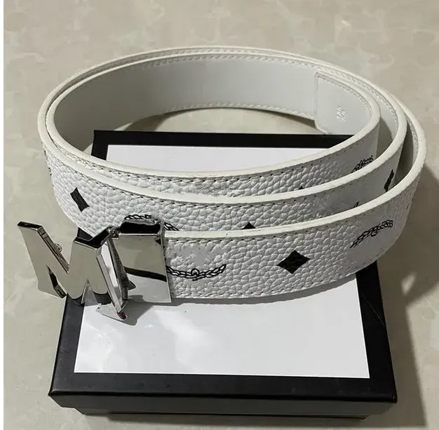 Designer belt belts desginer men women fashion leather business casual luxury mens womens color gold and silver glossy buckle 3.8cm belt cintura uom