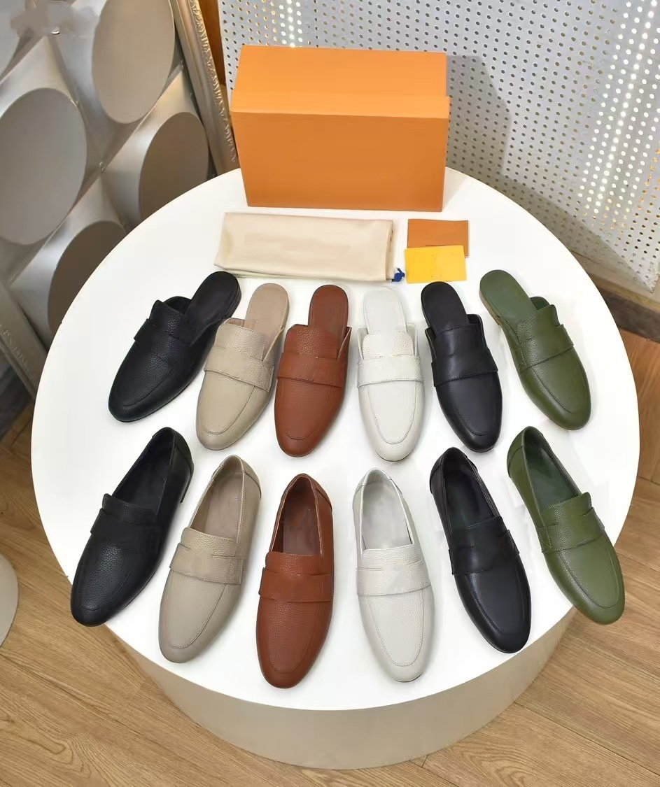 Nouveaux Mocassins En Cuir Plats Au Début Du Printemps: Vintage Tendance