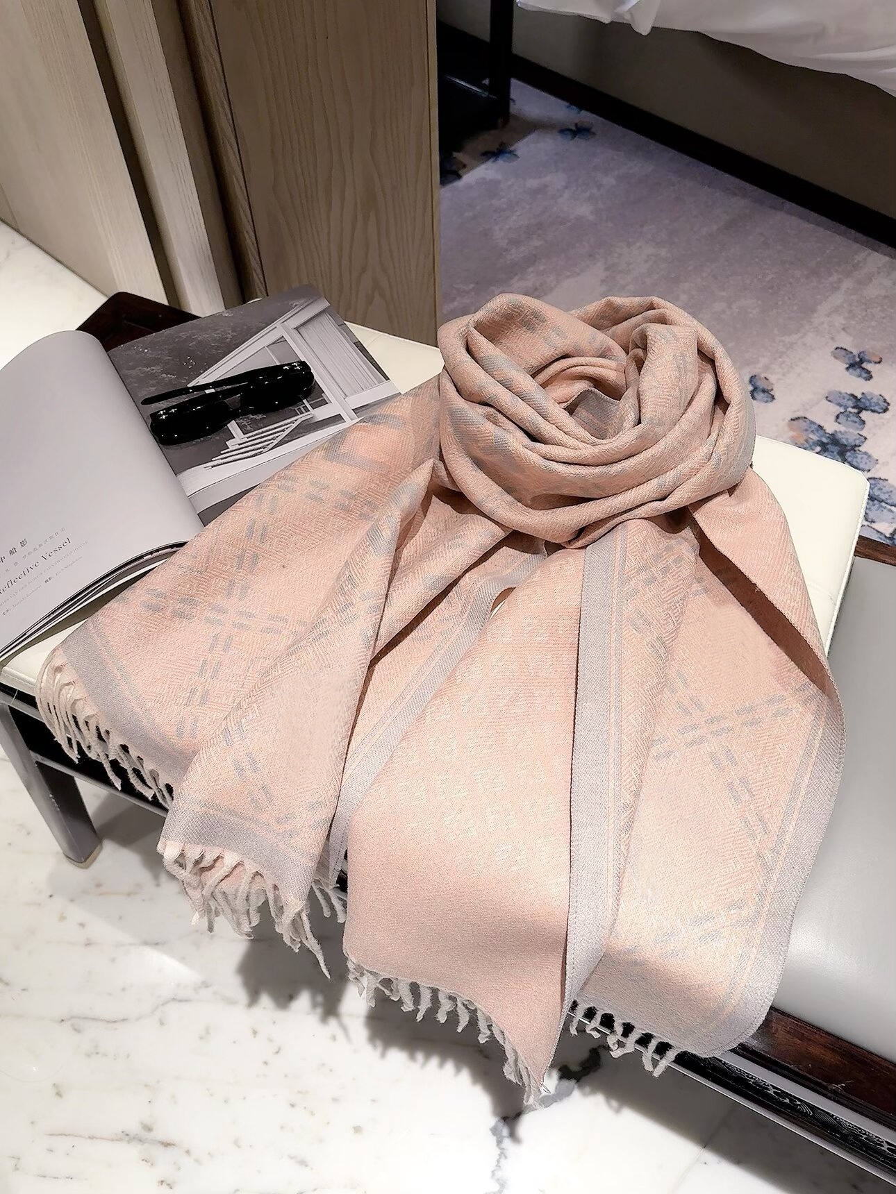 2026 Classic Plaid Women Man Designer Scarf 100% Cashmere Scarves For Winter Warm Womens and mens Long Wraps Size 180x65cm Ao117