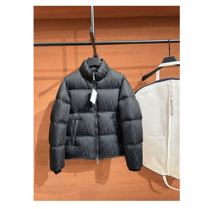 High-quality French luxury brand Grenoble full print Oblique jacquard collar down jacket designer ski suit luxury winter outdoor windbreaker coat si