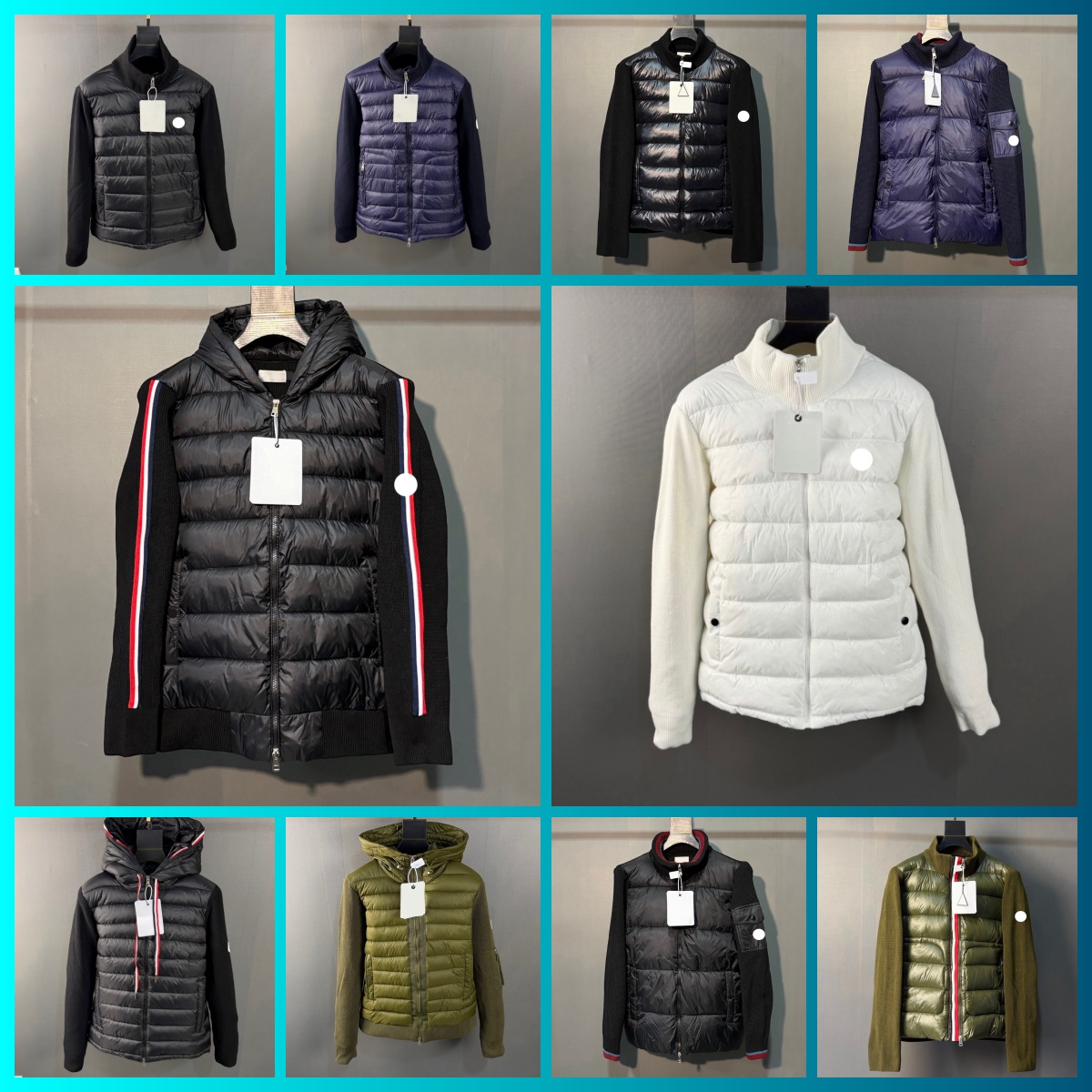 Designer hiver tricot vestes marque de luxe hommes doudoune hommes femme épaississement chaud vêtements pour hommes loisirs sweat à capuche femme