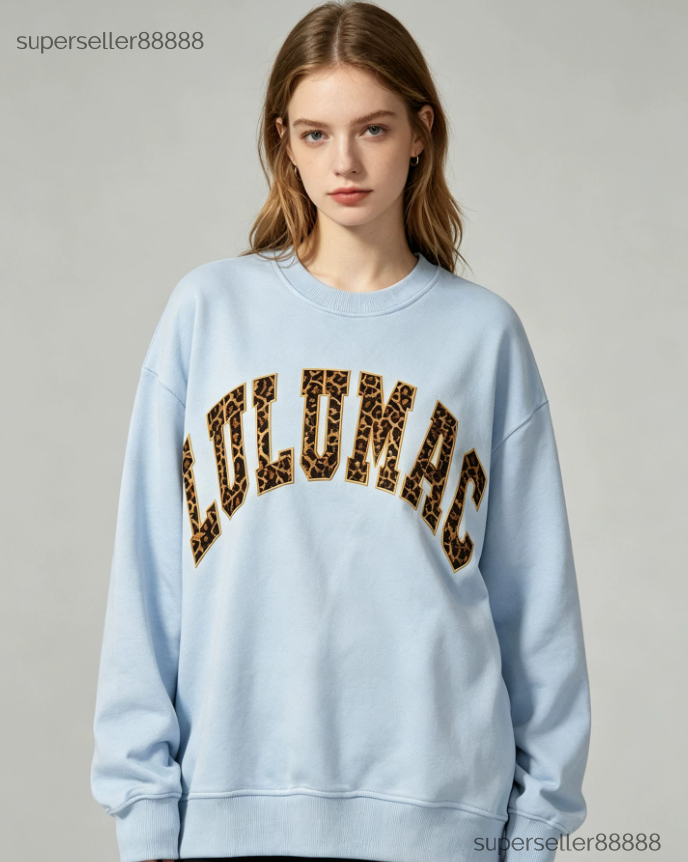 2026 Women Hoodie Lulumac Designer Womens Sweatshirts Lulumac Shorts Set Women Pullover Autumn Winter Luxury Embroidery Letter Woman Cloths Sweatshi