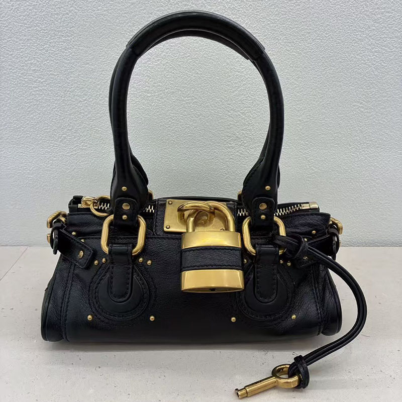 Paddington Padlock Bag handbag shoulder bag crossbody bag Vintage Mini Boston Cylindrical Bag Y2K retro biker style bag Fashion designer women'