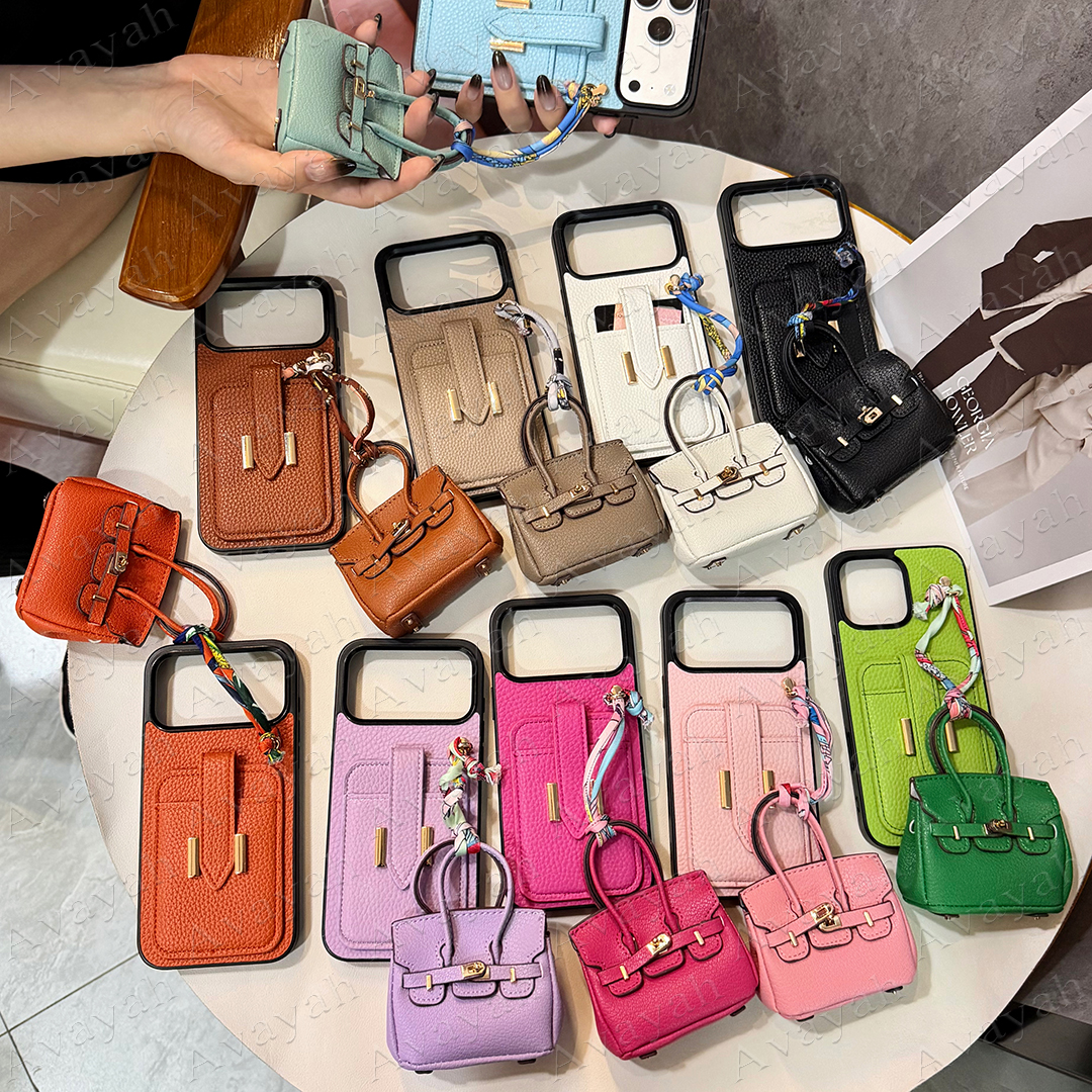 Designer H-buckle Carriage Phone Case for iPhone 18 17 Pro Max Air 16 15 Plus 14 13 12 11 X Xs Xr 8 7 Leather Card Slot Pocket Luxury Cover Samsung