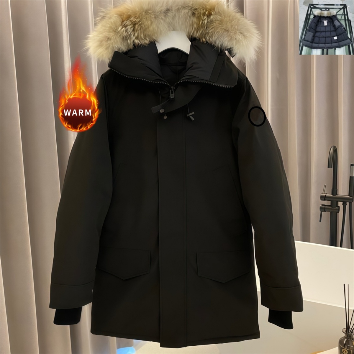 designer puffer jacket mens Winter Parka Down Jacket Warm Ou