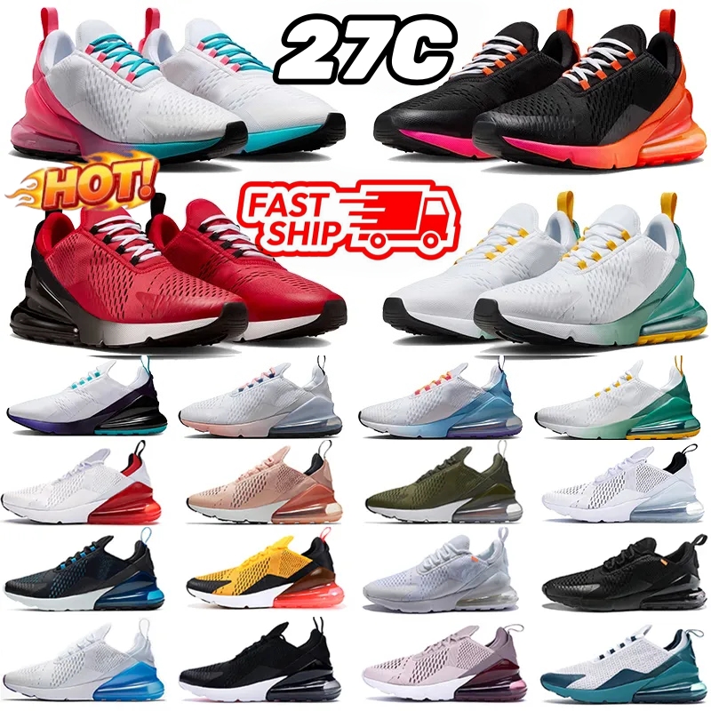 free shipping 270 270s men women designer running shoes durable trainers outdoor comfortable runner sports shoe Photo Blue Dusty Cactus Black