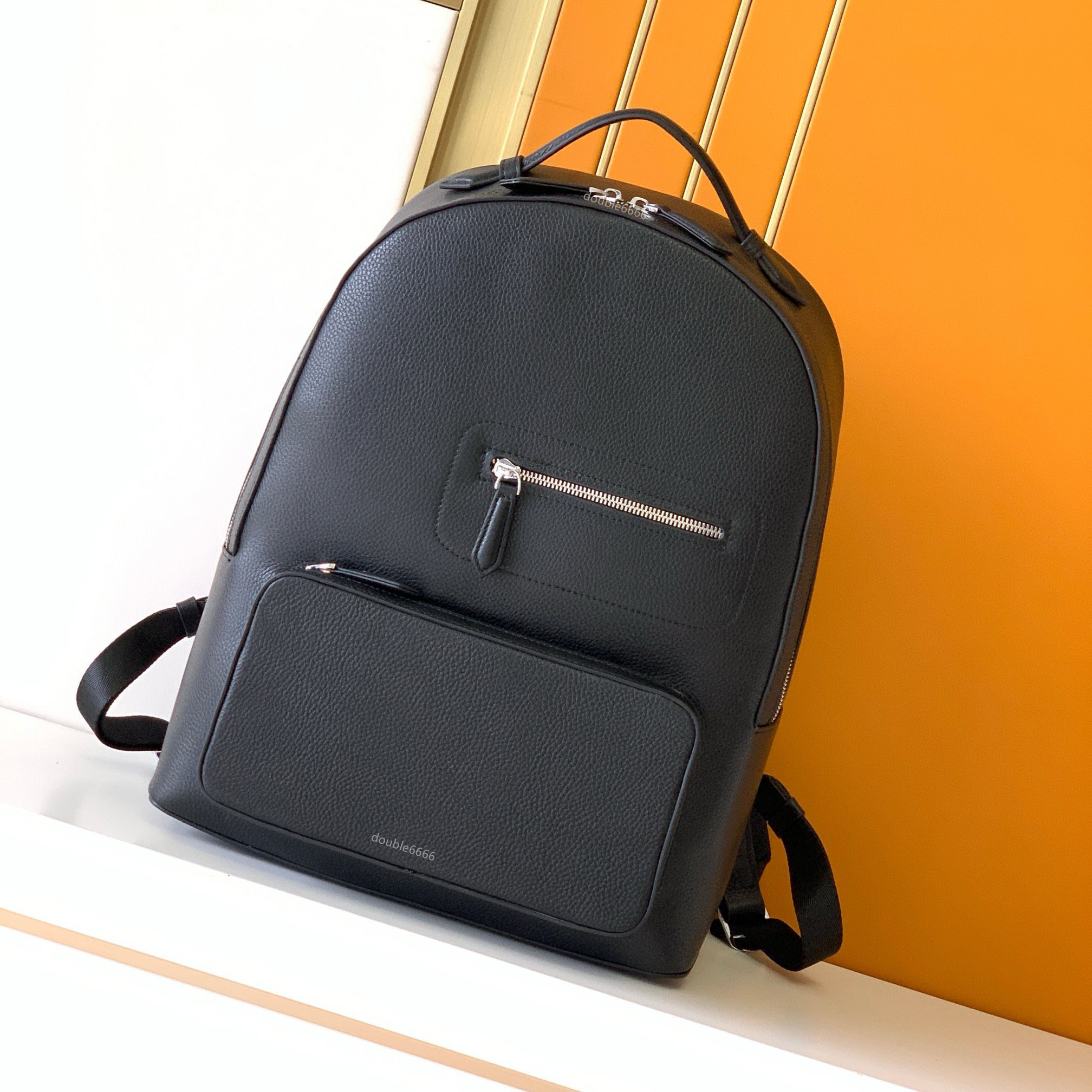12A Quality Designers men business Backpack fashion women's Genuine Leather Travel Bag Luxurys comfortabl men's Briefcase Book Pack messen