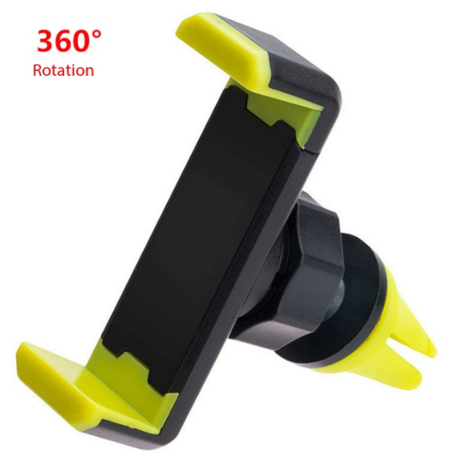 Support de smartphone pour grille d'aération pour voiture, avec angle réglable, conception antidérapante