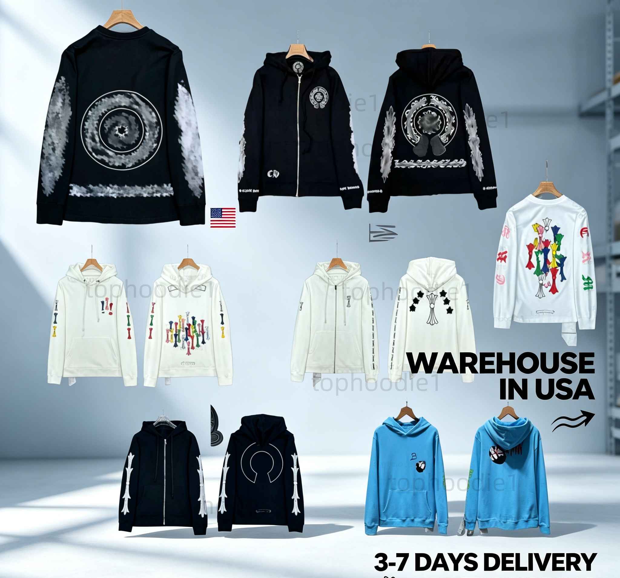 26A Premium Designer Chrome Hoodies Unisex Men Women Pullover Sweatshirts, Vintage Sanskrit Print Long Sleeve Cardigan, Streetwear Casual Zip Up Jac