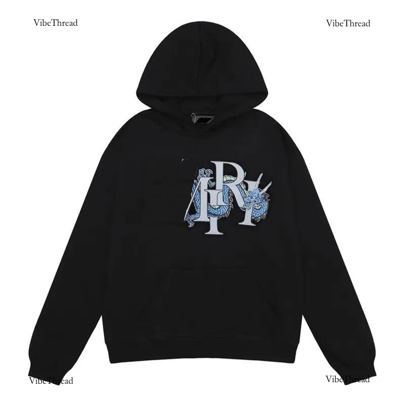 2026 10A Hoodie Luxury Brand Men's aamiri Hoodies Y2k Up High Street Colorful Pattern Stylish Bone Man Hip Hop Long Sleeve Loose Hooded Amiraly