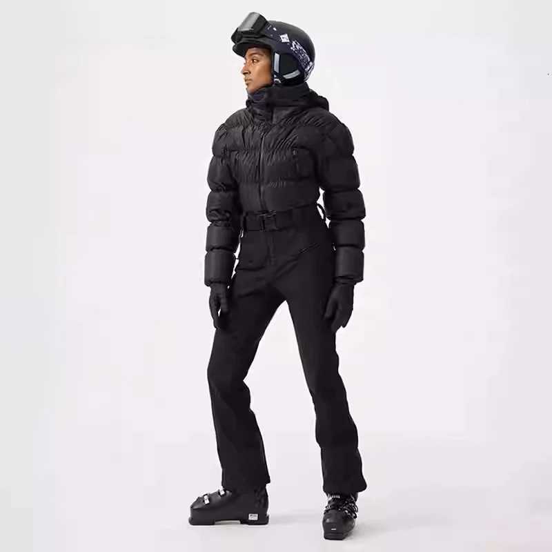 One Winter Outside Women Jumpsuit Piece Ski Suits Thermal Thicken Waterproof Windproof Outdoor Sports Warm Wear Snowboard Sets N260903