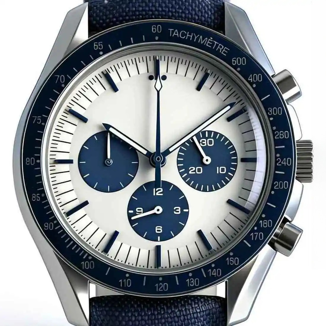43MM Men's Mechanical Sports Watch 904L Stainless Steel Full Featured World Time Iced Out Watch b56