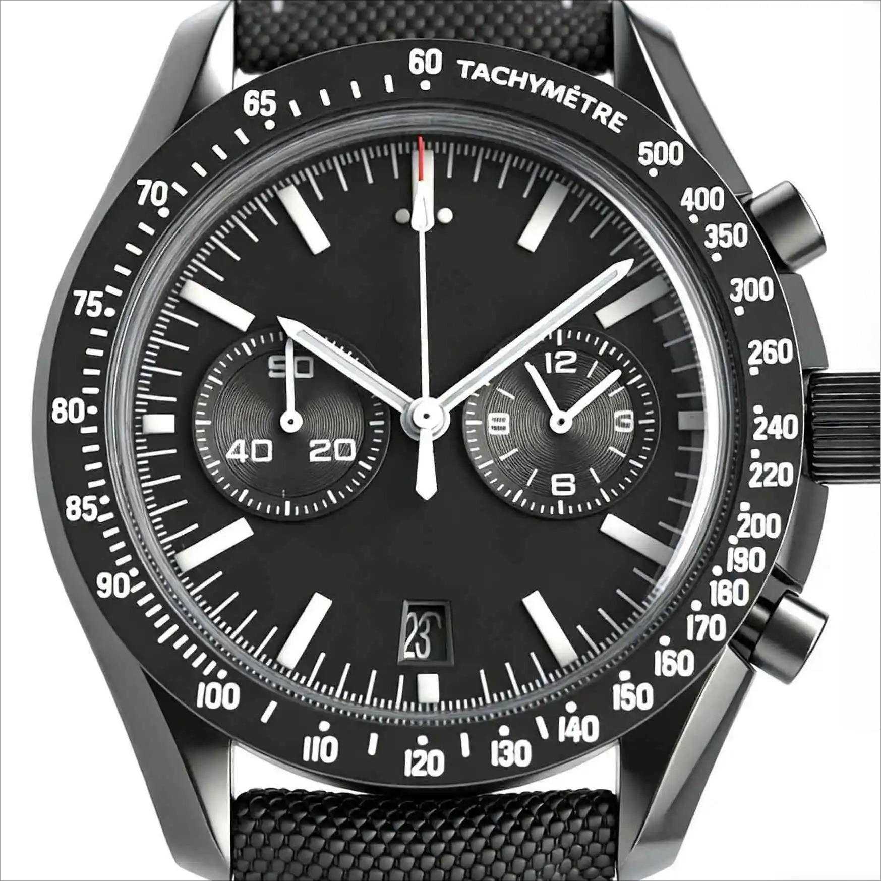 43MM Men's Mechanical Sports Watch 904L Stainless Steel Full Featured World Time Iced Out Watch bb9
