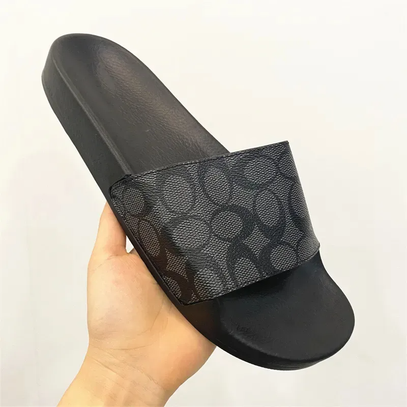 Designer Coacity Slides Sandals For Men & Women Comfortable Non Slip Floral Print Beach Flip Flops Stylish Summer Slippers Flats Letter Print Flat S