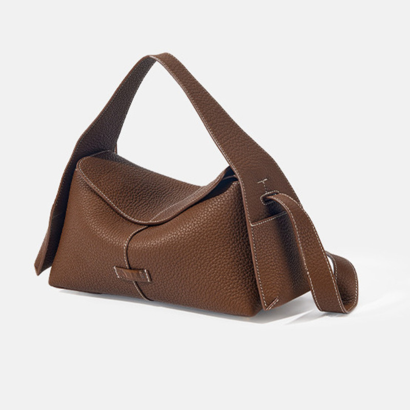 Songmontbag Designer Tote Songmount Bags For Women Luxury Hanging Ear Series Eaves Bag Small Size Top Layer Cowhide Commuter Kids Crossbody Hobo Han
