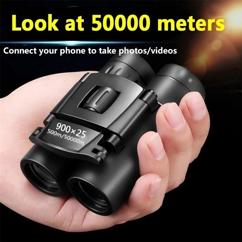 HD Night Vision Binoculars for Outdoor Travel High Magnification Monocular with Mobile Phone Adapter Portable Magnifying Glass 260904ww