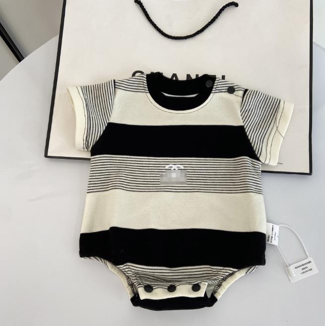 Brand Designer Baby jumpsuit pure cotton summer thin clothing solid color baby girl designer clothes casual toddler sleeveless romper boys kids body