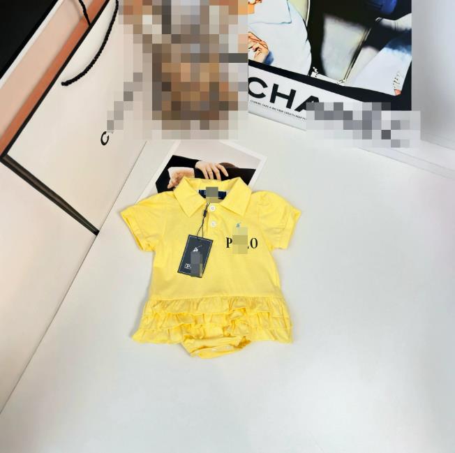 Brand Designer Baby jumpsuit pure cotton summer thin clothing solid color baby girl designer clothes casual toddler sleeveless romper boys kids body