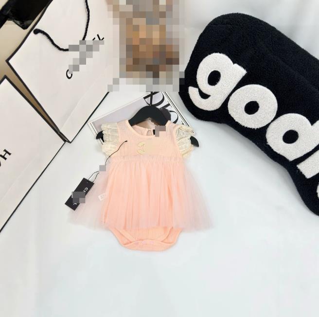 Brand Designer Baby jumpsuit pure cotton summer thin clothing solid color baby girl designer clothes casual toddler sleeveless romper boys kids body