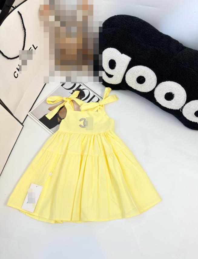 Summer Kids Designer Clothes Cute Two Piece Skirt Set Baby Girls Children Clothing Dresses Sets Short Sleeve Pullover T-shirt Pleated Cake Dress P80