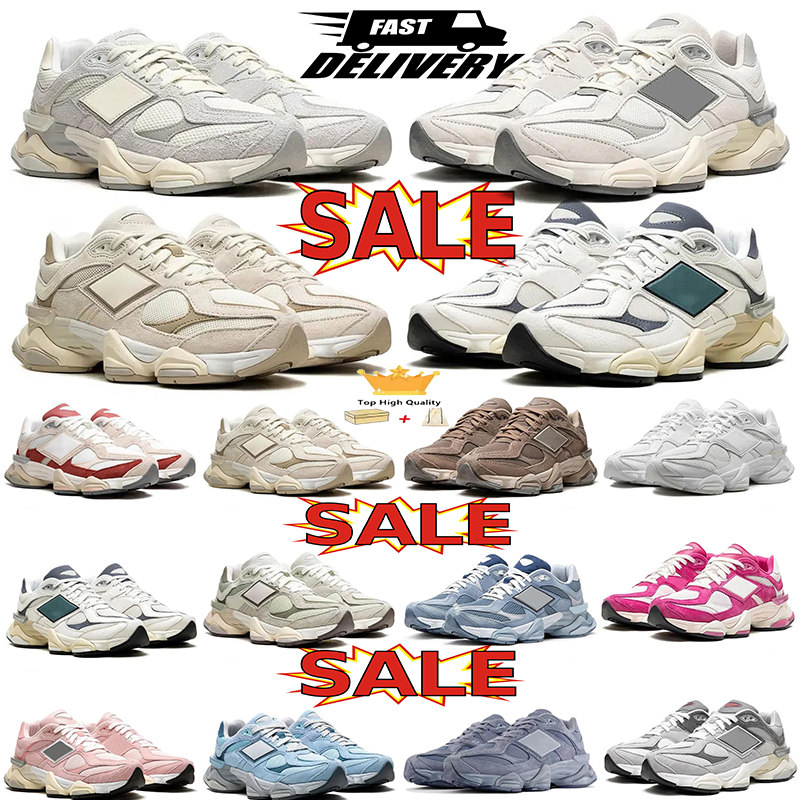 9060 Designer Shoes Womens Running Sneakers Daily Outfit 9060s Runners Leather Mesh Triple Sliver White Pink Sports Mens Trainers Outdoor Trainer Wi