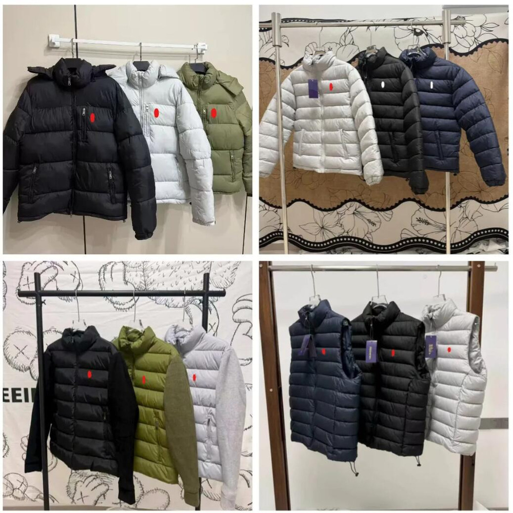 Men Polo Jacket Designer Polo Down Jackets Coats Designer POLOS Puffer Jacket Peak Unisex Zippers Long Sleeve Zipper Fill Down Stowable Hood Water R