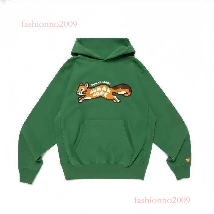 High Quality Designer Human Make Hoodie Mens Streetwear Sports Pullover Fashion Fleece Warm Humanmades Hooded Sweatshirts Hip Hop Letter Print Unise