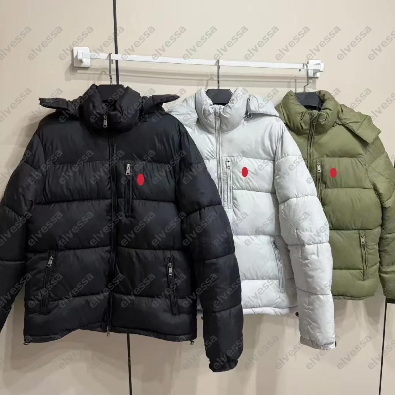 Mens Polo Embroidery Fashion Logo Male Thickened Popular Clothes Handsome Warm Collar Casual Winter Down Jackets