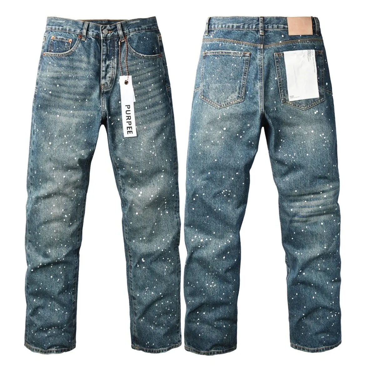 Men's Purples Jeans Fashion Mens Denim Shorts Cool Style Designer Pant Distressed Ripped Biker Black Blue Jean Slim Fit Motorcyc Stretch Y2k Aa