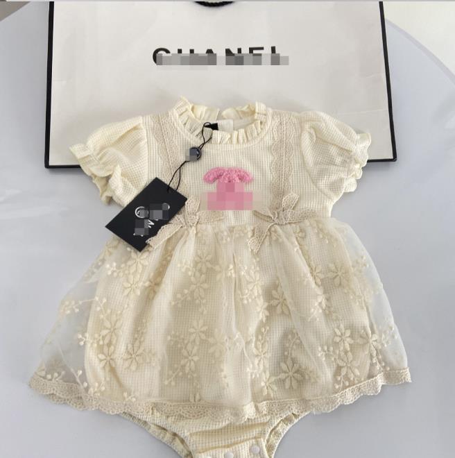 Brand Designer Baby jumpsuit pure cotton summer thin clothing solid color baby girl designer clothes casual toddler sleeveless romper boys kids body