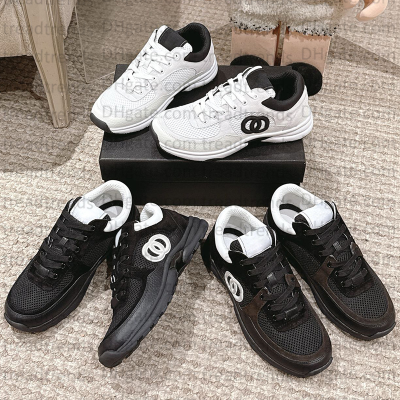 With box Designer shoes 23C Sneakers women Golden Silver Horn King Black white panda sneaker C Silver casual shoes womens platform sneaker luxury cl