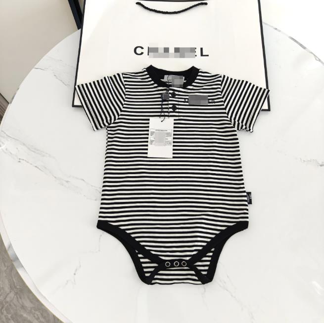 Brand Designer Baby jumpsuit pure cotton summer thin clothing solid color baby girl designer clothes casual toddler sleeveless romper boys kids body