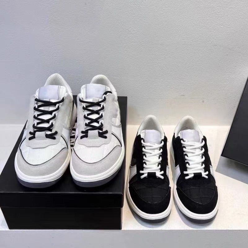 CC Designer chaussures à lacets chaussures plates confortables pour le patinage chaussures à enfiler en toile pour femmes élégantes taille dispon