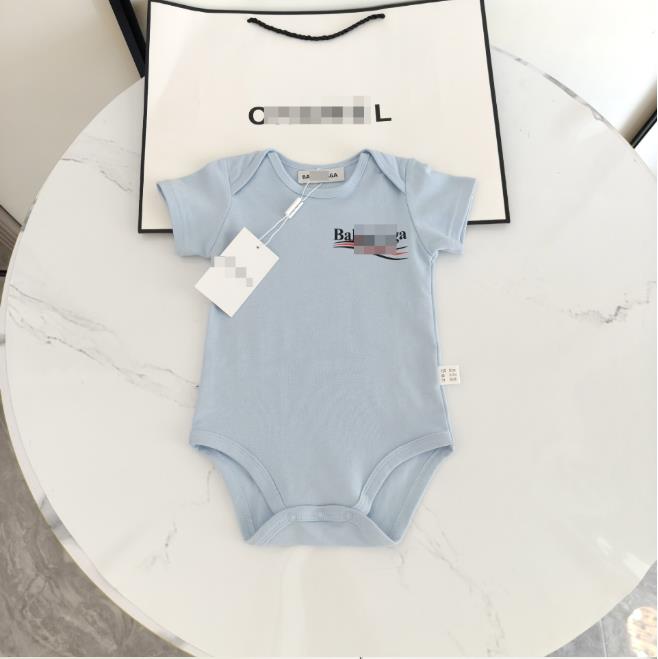 New Baby jumpsuit pure cotton summer thin clothing solid color baby girl designer clothes casual toddler sleeveless romper boys kids bodysuit