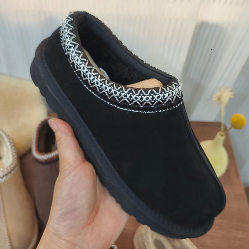 Designer Tazz Slippers For Men Cozy Women Slippers Mini Boot Furry Lined House Slippers Slip On Warm Fuzzy Slippers Anti Slip Suede Clogs 1186