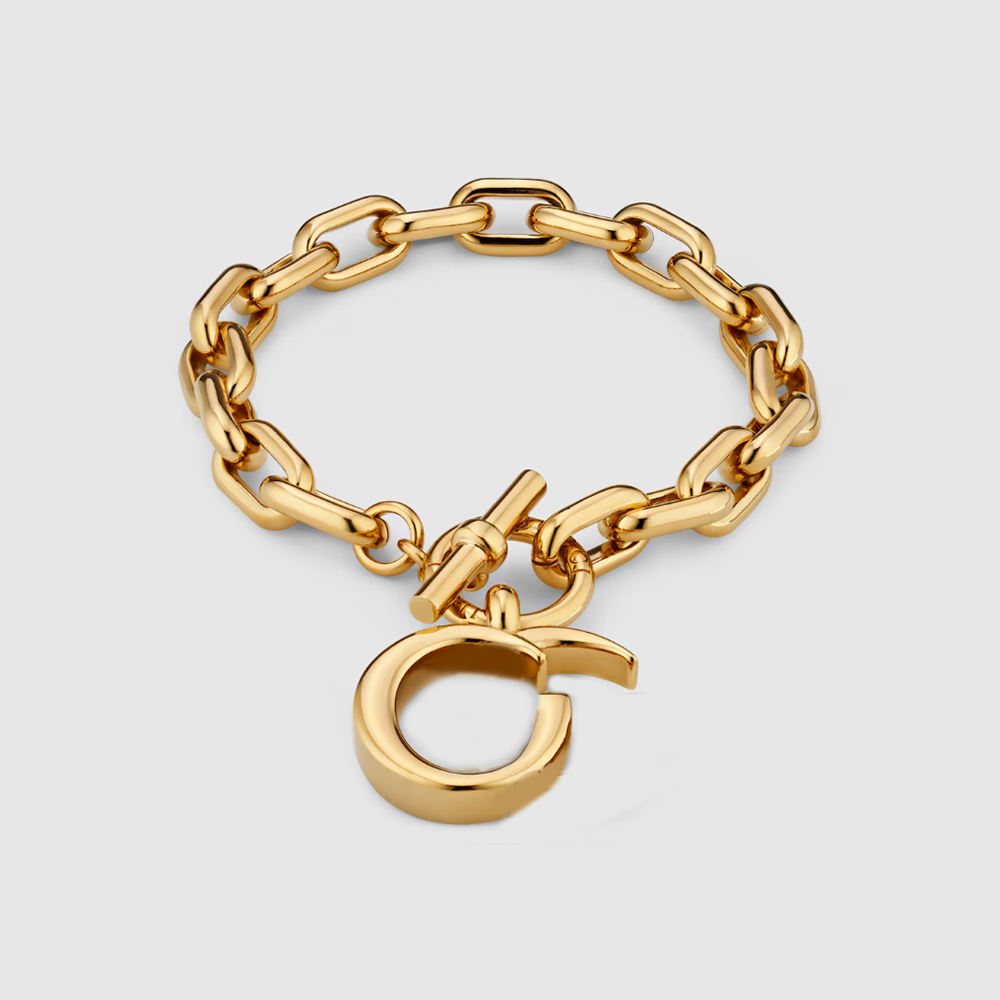 Designermarmont charm chain bracelet toggle closure womens gold jewelry accessories high quality banale fashion classic gift with box 864892 I8157 8